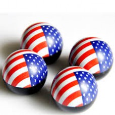 American Flag Valve Caps