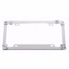 Chrome Dice License Plate Frame